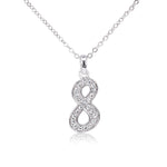 Load image into Gallery viewer, SO SEOUL Lucky Number Series - Austrian White Crystal Numerical Pendant Necklaces (1-9)
