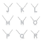 Load image into Gallery viewer, SO SEOUL Eternal Radiant Initial Charm Diamond Simulant Necklace
