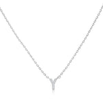 Load image into Gallery viewer, SO SEOUL Eternal Radiant Initial Charm Diamond Simulant Necklace
