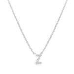 Load image into Gallery viewer, SO SEOUL Eternal Radiant Initial Charm Diamond Simulant Necklace
