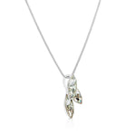 Load image into Gallery viewer, SO SEOUL Ioni Triple Leaf Swarovski®Crystal Pendant Necklace
