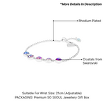 Load image into Gallery viewer, SO SEOUL Prism Delight Rainbow Swarovski® Crystal Bracelet
