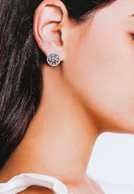 Load image into Gallery viewer, SO SEOUL Dream Catcher Aurore Boreale Austrian Crystal Stud Earrings
