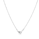 Load image into Gallery viewer, SO SEOUL Rhodium-Plated Adjustable Ball-Bar Chain Necklace 45cm/18inch to 66cm/26inch
