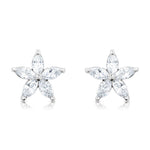 Load image into Gallery viewer, SO SEOUL Leilani Starflower Diamond Simulant Cubic Zirconia Stud Earrings
