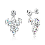 Load image into Gallery viewer, SO SEOUL Chandelier Aurore Boreale Crystal Dangle Earring Jackets
