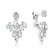 SO SEOUL Chandelier Aurore Boreale Crystal Dangle Earring Jackets