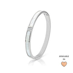 Load image into Gallery viewer, SO SEOUL Claire Mother of Pearl and White Austrian Crystal Encrusted Silver-Toned Hinged Bangle
