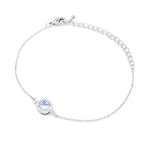 Load image into Gallery viewer, SO SEOUL Adjustable Bracelet with Halo Cushion-Cut Square Simulated Diamond Cubic Zirconia
