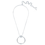 Load image into Gallery viewer, SO SEOUL Sequoia Round Ring - Swarovski® Crystal Ball Adjustable Lariat Necklace
