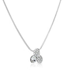 Load image into Gallery viewer, SO SEOUL Petal-Inspired White or Montana Blue Austrian Crystal Pendant Necklace
