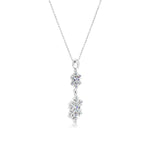 Load image into Gallery viewer, SO SEOUL &#39;Let it Snow&#39; Aurore Boreale Crystal Snowflake Pendant Necklace
