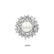 SO SEOUL Signature Pearl - Austrian Crystal Mini Brooch & Hijab Pin in Assorted Colors