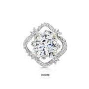 SO SEOUL Julian Vintage Wavy Square Shaped Austrian Crystal Mini Baby Brooch Keronsang Hijab Pin