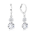 Load image into Gallery viewer, SO SEOUL Callista Sun Burst Diamond Simulant Zirconia Drop Earrings
