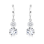 Load image into Gallery viewer, SO SEOUL Callista Sun Burst Diamond Simulant Zirconia Drop Earrings
