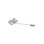Load image into Gallery viewer, SO SEOUL Aurore Boreale Crystal Ribbon Bow Lapel Pin – Elegant Austrian Crystal Metal Brooch
