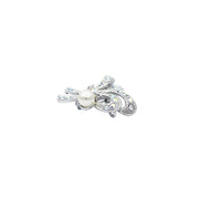 SO SEOUL Leilani Aurore Boreale Crystal Floral Upside-Down Brooch