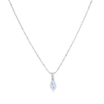Load image into Gallery viewer, SO SEOUL Aurore Boreale Swarovski® Crystal Teardrop Pendant Necklace
