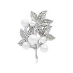 Load image into Gallery viewer, SO SEOUL Leilani Pearl and Aurore Boreale Crystal Tree of Life Brooch
