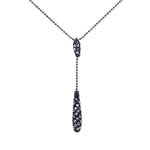 Load image into Gallery viewer, SO SEOUL Elegant White or Black Swarovski® Crystal Drop Earrings and Pendant Necklace Set
