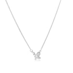 Load image into Gallery viewer, SO SEOUL Caria 3D Butterfly Diamond Simulant Cubic Zirconia Pendant Necklace
