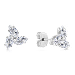 Load image into Gallery viewer, SO SEOUL Elegant Marquise-Cut Diamond Simulant Cubic Zirconia Windmill Stud Earrings
