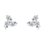 Load image into Gallery viewer, SO SEOUL Elegant Marquise-Cut Diamond Simulant Cubic Zirconia Windmill Stud Earrings
