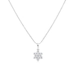 Load image into Gallery viewer, SO SEOUL &#39;Let it Snow&#39; - Brilliance Snowflake Snowflake Cubic Zirconia Pendant Necklace
