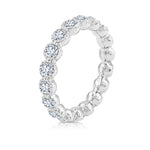 Load image into Gallery viewer, SO SEOUL Annecy Full Band Single Row Ring Encrusted with White Austrian Crystals
