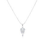 Load image into Gallery viewer, SO SEOUL Ioni Leaf Marquise Diamond Simulant Cubic Zirconia Pendant Necklace
