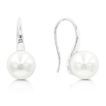 Load image into Gallery viewer, SO SEOUL Exquisite Swarovski® White Crystal Pearl Hook Earrings
