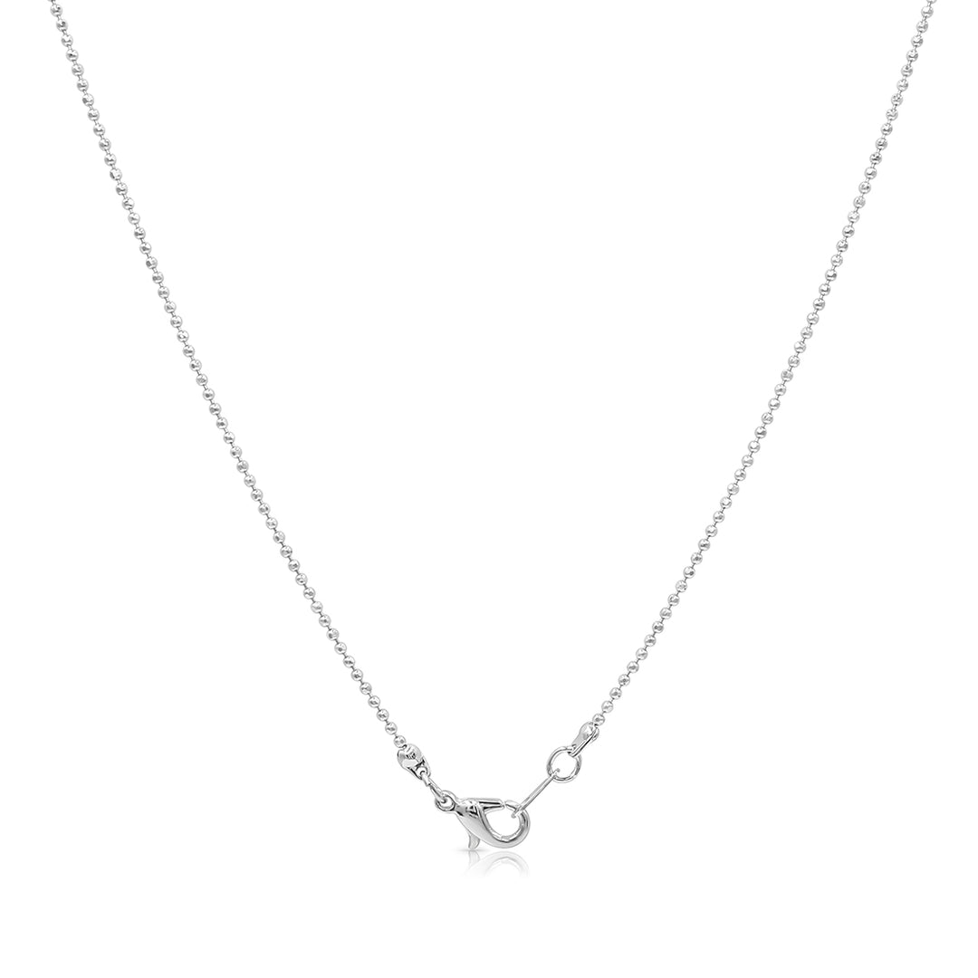 SO SEOUL Glimmering Teardrop Pearl and Austrian Crystal Pendant Chain Necklace