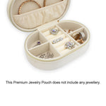 Load image into Gallery viewer, SO SEOUL Elegant Velvet Oval Travel Jewelry Organizer - Perfect Gift for Girls
