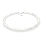 Load image into Gallery viewer, SO SEOUL Lucent Elegance Natural Full Round Freshwater Pearl Necklace
