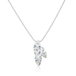 Load image into Gallery viewer, SO SEOUL Ioni Leaf Marquise Cut Moonlight Swarovski® Crystal Pendant Necklace
