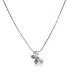 Load image into Gallery viewer, SO SEOUL Caria Butterfly Moonlight or Blue Shade Swarovski® Crystal Pendant Necklace and Stud Earrings Jewelry Set
