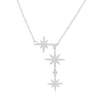 Load image into Gallery viewer, SO SEOUL Attract Y Sunburst Diamond Simulant Cubic Zirconia Necklace
