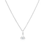 Load image into Gallery viewer, SO SEOUL Athena Solitaire Ring Charm Diamond Simulant Cubic Zirconia Necklace
