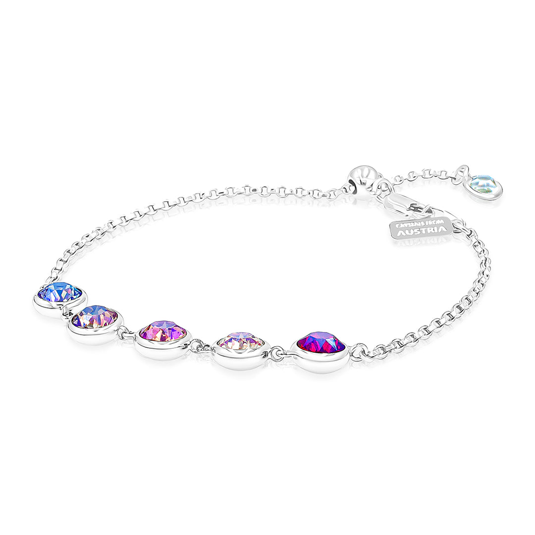 SO SEOUL Prism Delight Rainbow Swarovski® Crystal Bracelet