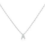 Load image into Gallery viewer, SO SEOUL Eternal Radiant Initial Charm Diamond Simulant Necklace
