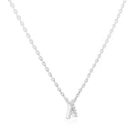 Load image into Gallery viewer, SO SEOUL Eternal Radiant Initial Charm Diamond Simulant Necklace
