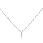 Load image into Gallery viewer, SO SEOUL Eternal Radiant Initial Charm Diamond Simulant Necklace
