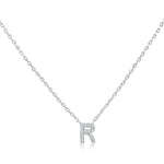 Load image into Gallery viewer, SO SEOUL Eternal Radiant Initial Charm Diamond Simulant Necklace
