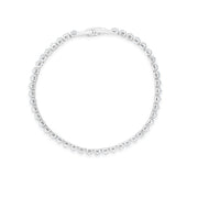 SO SEOUL Lustrous Glamour Square Diamond Simulant Cubic Zirconia Tennis Bracelet