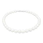 SO SEOUL Nari Grandeur Baroque Glow Statement Natural Pearl Strand Choker Necklace