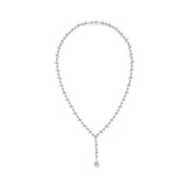 SO SEOUL Lustrous Glamour Marquise-Cut Diamond Simulant Cubic Zircon Y Necklace