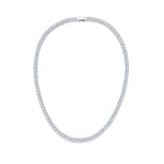 Load image into Gallery viewer, SO SEOUL GD Vibe Classic Squared-Cut Diamond Simulant Cubic Zircon Tennis Necklace
