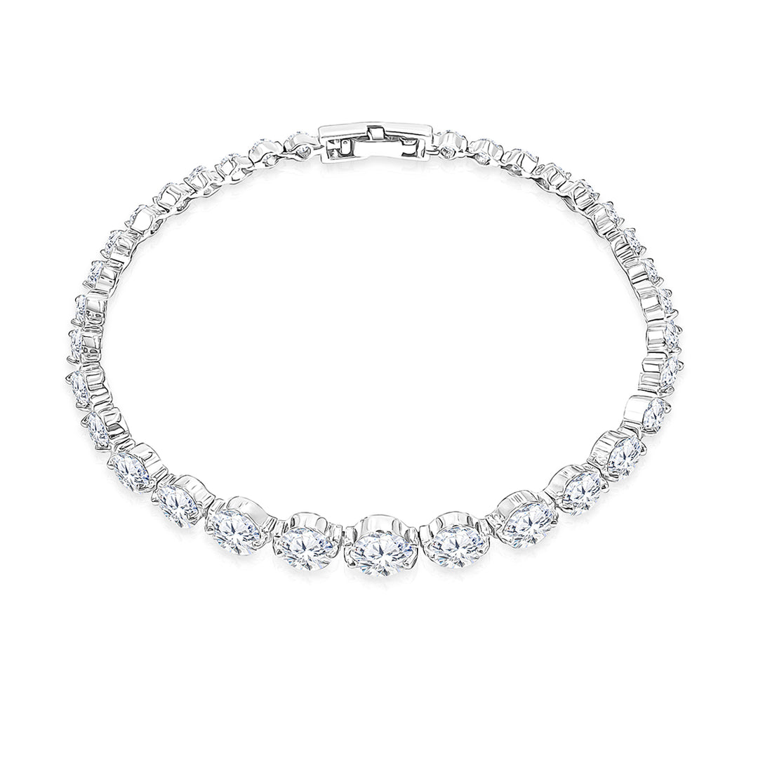 SO SEOUL GD Vibe Classic Round-Cut Diamond Simulant Cubic Zircon Bracelet