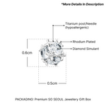 Load image into Gallery viewer, SO SEOUL Atlas Sphere Dainty Diamond Simulant Cubic Zirconia Encrusted Round Stud Earrings